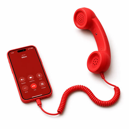 RingBack™ Retro Phone Handset — Plugs Into Your Phone